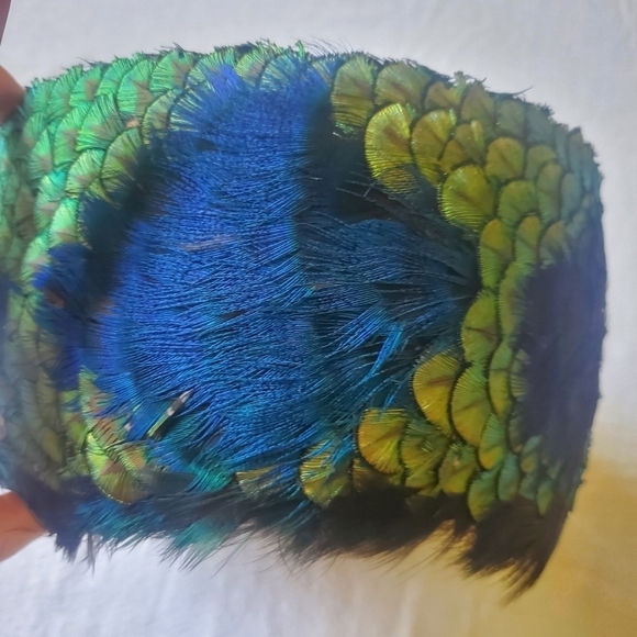 Vintage Peacock Hat‎ Designed by Marie, Beaver Dam Wisconsin main image 7